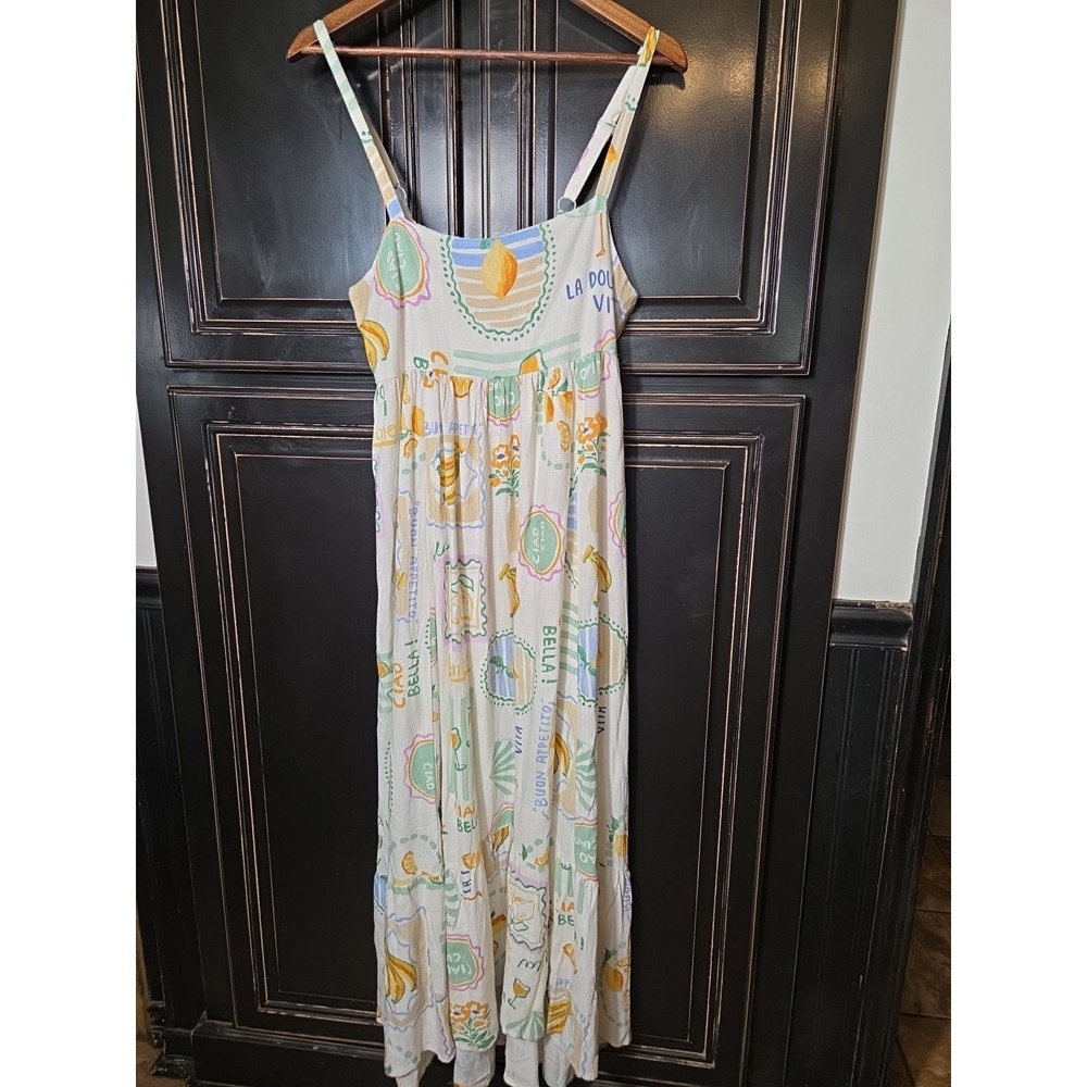 Paper Hearts NWT Large Maxi Dress, Linen Blend, Vacation, Summer, Graduation